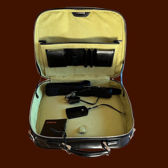 SAMSONITE BLACK LABEL BAYAMO LEATHER LAPTOP ATTACHE BAG NWT - Picture 7 of 8